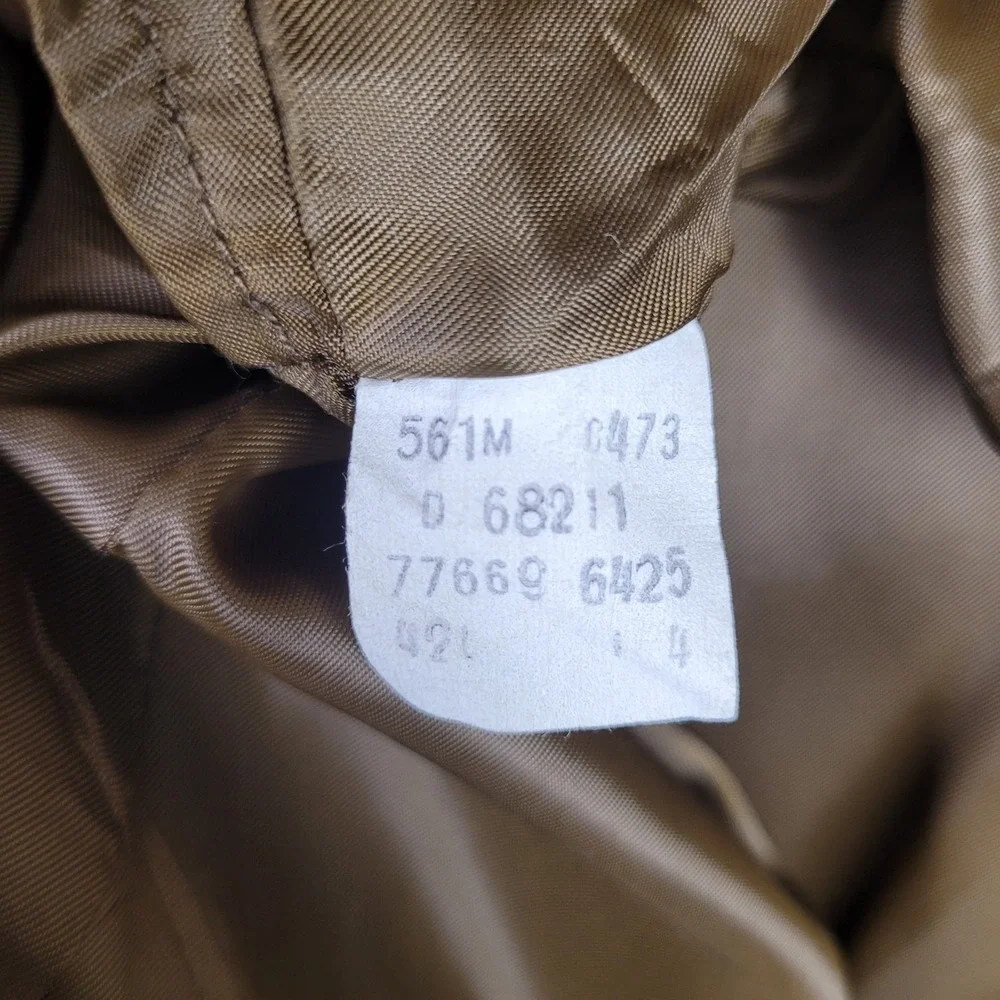 Vtg Levis Tan Action Suit Sport Coat‎ Blazer 42L Sta-Prest Classic 80s Neutral